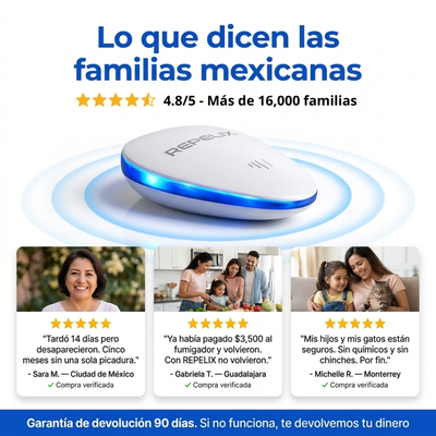REPELIX™ Mantén tu hogar libre de chinches. Sin químicos. Sin esfuerzo.